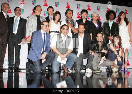 Referenten und Gastgeber gehalten 11. Annual Latin Grammy Awards Nominierungen - Avalon - Pressekonferenz Hollywood, Kalifornien- Stockfoto