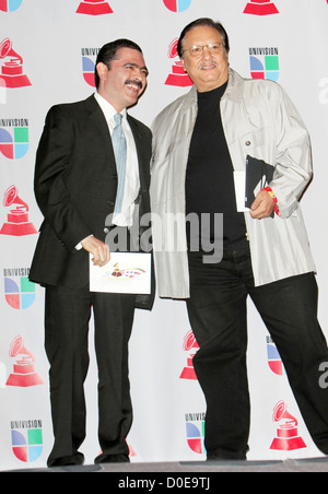 Mario Quintero-Lara, Arturo Sandoval 11th Annual Latin Grammy Awards Nominierungen - held im Avalon - Pressekonferenz Hollywood, Stockfoto