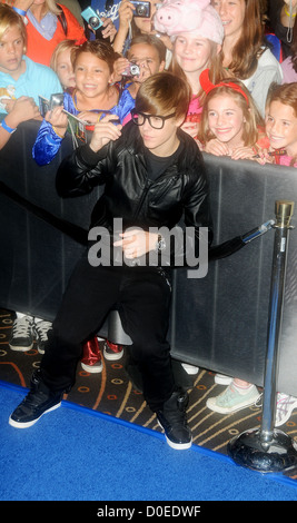 Justin Bieber Los Angeles Premiere von "Megamind" Manns Chinese Theater Los Angeles California Stockfoto