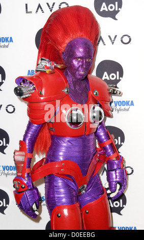 Heidi Klum Heidi Klum 11. jährliche Halloween-Party im Lavo - Ankunft New York City, USA - 31.10.10 Stockfoto