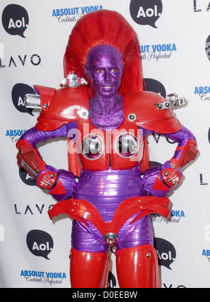 Heidi Klum Heidi Klum 11. jährliche Halloween-Party im Lavo - Ankunft New York City, USA - 31.10.10 Stockfoto