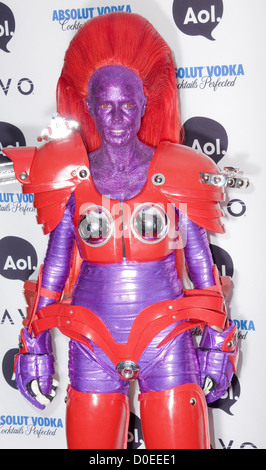 Heidi Klum Heidi Klum 11. jährliche Halloween-Party im Lavo - Ankunft New York City, USA - 31.10.10 Stockfoto