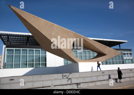 ANDRE MALRAUX MUSEUM MODERNER KUNST AM EINGANG HAFEN IN DER NÄHE VON HAFENMEISTER BÜRO LE HAVRE SEINE-MARITIME (76) FRANKREICH Stockfoto