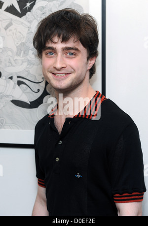 Daniel Radcliffe Big Problem: Lizzie Mary Cullen - Vernissage in der Galerie Verfasser statt. London, England - 09.09.10 Stockfoto