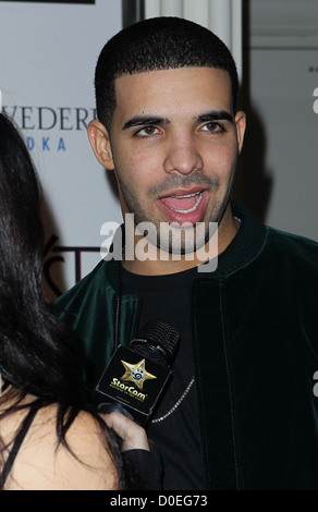 Drake Drake nach Party am Tryst Nachtclub im Wynn Resort & Casino Las Vegas, Nevada - 06.10.10 Stockfoto