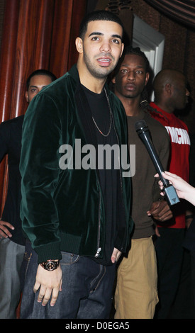 Drake Drake nach Party am Tryst Nachtclub im Wynn Resort & Casino Las Vegas, Nevada - 06.10.10 Stockfoto