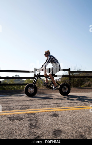 Hanebrink-All-Terrain-Elektro-Fahrrad können bis zu 100 Meilen mit einer Akkuladung, dank seiner 600 Watt bürstenlose Reisen Stockfoto