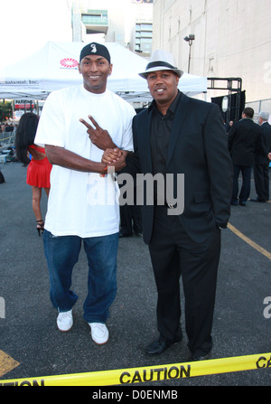 Ron Artest und Master P BMI Urban Music Awards statt am Pantages Theateroutside Ankünfte Los Angeles Kalifornien Stockfoto