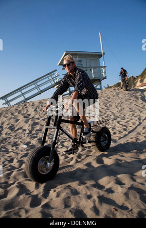 Hanebrink-All-Terrain-Elektro-Fahrrad können bis zu 100 Meilen mit einer Akkuladung, dank seiner 600 Watt bürstenlose Reisen Stockfoto