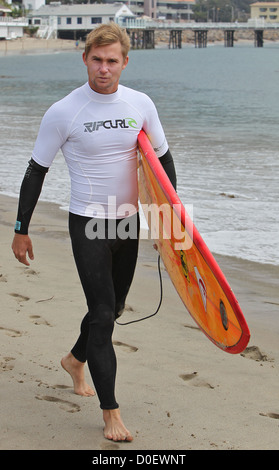 Brian Geraghty Surfrider Foundation 5. jährlichen Celebrity Expression Session an erster Stelle, Surfrider Beach in Malibu Los Stockfoto