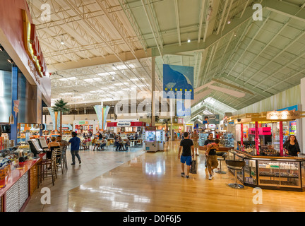 Food-Court in der Sawgrass Mills Shopping-Mall, Sonnenaufgang, Broward County, Florida, USA Stockfoto
