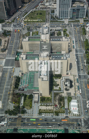 Taipei City Office von Taipei 101 gesehen Stockfoto