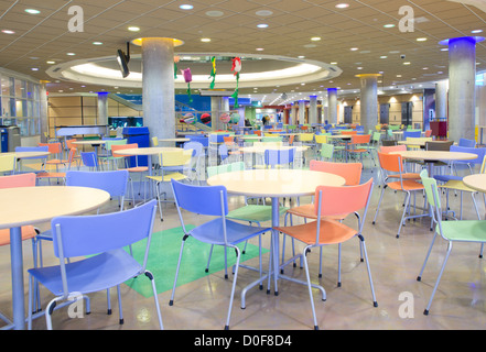 Cafeteria im Kinderkrankenhaus Stockfoto