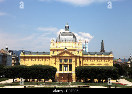 Kunstpavillon, Zagreb Kroatien Stockfoto