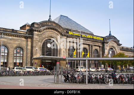 Dresden Neustadt Bahnhof, Bahnhof, Sachsen, Sachsen, Deutschland Stockfoto
