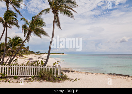 Long Beach Pink sands Hope Town, Elbow Cay Abacos, Bahamas. Stockfoto