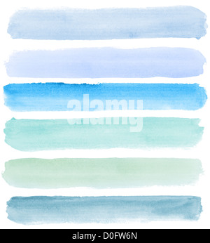 Abstrakte Aquarell handbemalt Banner Stockfoto