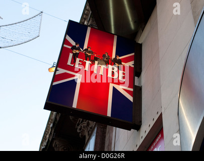 Beatles-Musical Let"It Be" Prince Of Wales Theatre, London Stockfoto