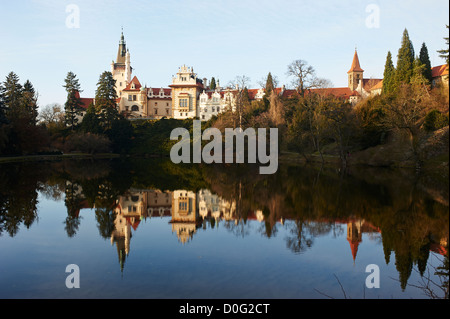 Schloss Pruhonice, Prag, Tschechische Republik Stockfoto