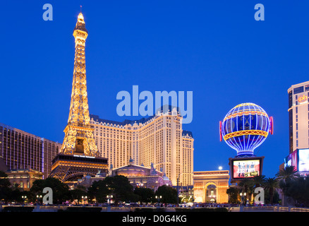 Das Paris Las Vegas Hotel and Casino, Las Vegas Stockfoto