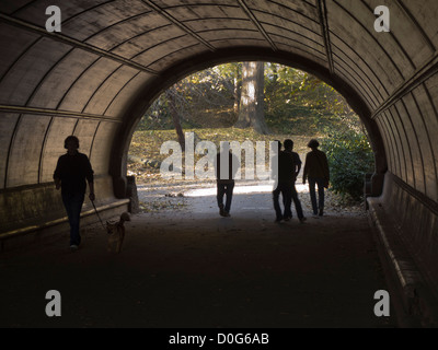 Menschen im Prospect Park Brooklyn Stockfoto