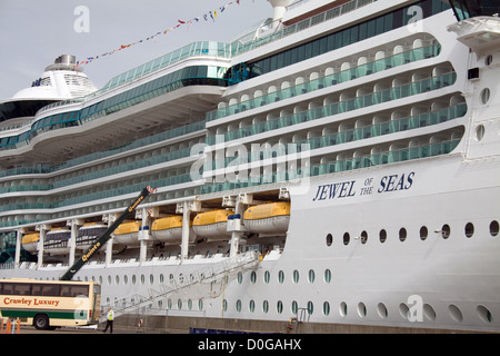 90.090 Gt Royal Caribbean Cruise Lines Schiffes Jewel of the Seas Stockfoto