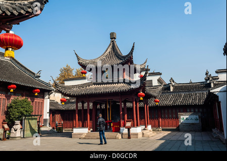 Einen touristischen Aufenthalt in Konfuzius-Tempel, Nanjing Stockfoto