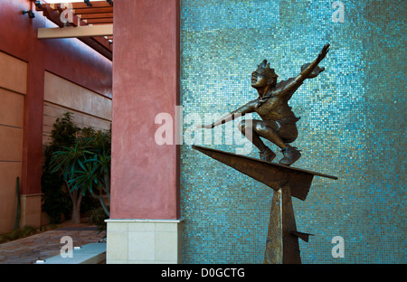 Eine Skulptur am EL Paseo Drive in Palm Desert, Kalifornien Stockfoto