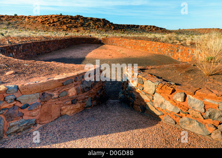 Wupatki Nationalmonument auf dem Colorado Plateau in Arizona Stockfoto