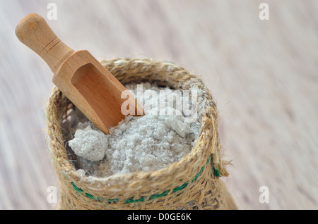 Salzkristalle im meschotschek Stockfoto