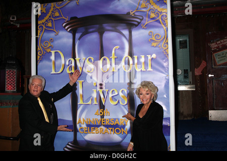 Bill Hayes, Susan Seaforth Hayes kommt bei den Days of Our Lives 45. Jahrestag Partei im House of Blues West Hollywood, Stockfoto