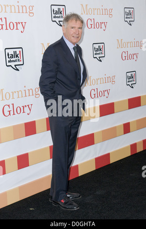 Harrison Ford die Weltpremiere von "Morning Glory" statt am Clearview Kinos Ziegfeld Theater - Ankunft New York City, Stockfoto