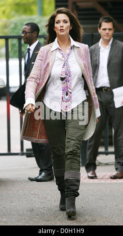 Lynda Carter außerhalb der ITV Studios London, England - 13.09.10 Stockfoto