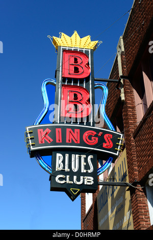 B.b. King Beale Street Blues Musik Memphis Tennessee TN Stockfoto