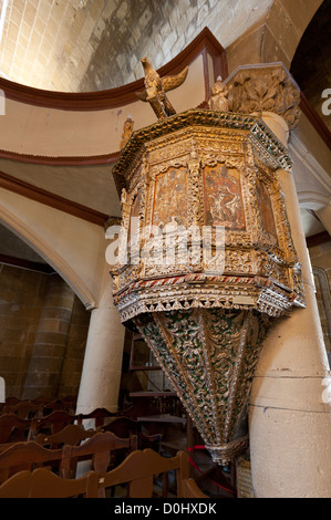 Kanzel in der Kirche St. Mamas in Morphou, Zypern Stockfoto