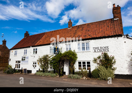 Rose &amp; Crown, East Of England Pub des Jahres 2012, Snettisham, Norfolk, Großbritannien Stockfoto