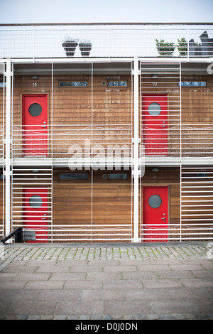 Eine Wasser gebunden Hotel schweben in einer Wasserstraße in Kopenhagen, Dänemark. Stockfoto