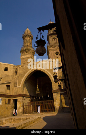 Qala Madrasa Sultan und Mausoleum, Kairo, Ägypten Stockfoto