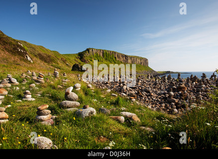 Blick auf Drumadoon Punkt. Stockfoto