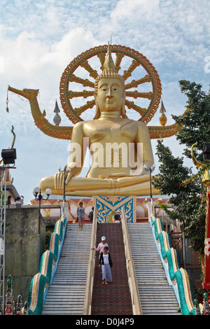 Das Wahrzeichen Big Buddha auf Ko Samui, Thailand Stockfoto