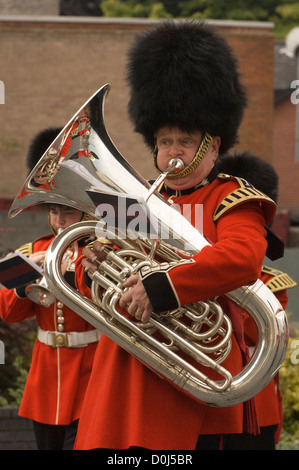 Builth Wells Branch der British Legion ihr 25. Jubiläum feiern. Stockfoto