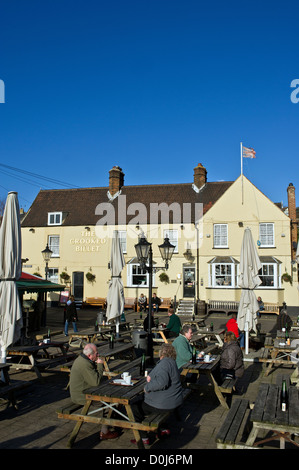 Die krummen Billet Pub in Leigh am Meer. Stockfoto