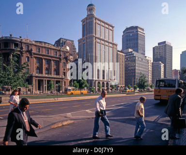 Chile, Santiago, Avenida Libertador General Bernardo O' Higgins, Stockfoto