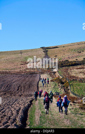 Wandergebieten auf der Clashmach in Schottland. Stockfoto