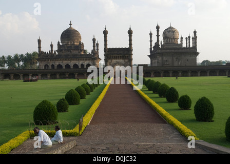 Ibrahim-Rauza in Bijapur, Karnataka, Indien. Stockfoto