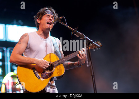 John Mayer tritt an der ersten Midwest Bank Amphitheater Chicago, Illinois - 14.08.10 Ray Stockfoto