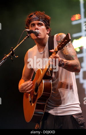 John Mayer tritt an der ersten Midwest Bank Amphitheater Chicago, Illinois - 14.08.10 Stockfoto