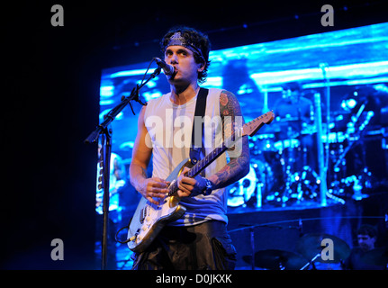 John Mayer tritt an der ersten Midwest Bank Amphitheater Chicago, Illinois - 14.08.10 Stockfoto