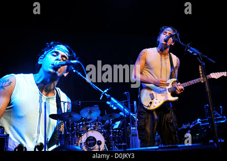 John Mayer tritt an der ersten Midwest Bank Amphitheater Chicago, Illinois - 14.08.10 Stockfoto