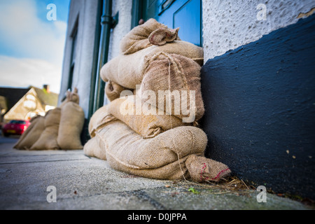 Malmesbury Überschwemmungen 2012 Stockfoto